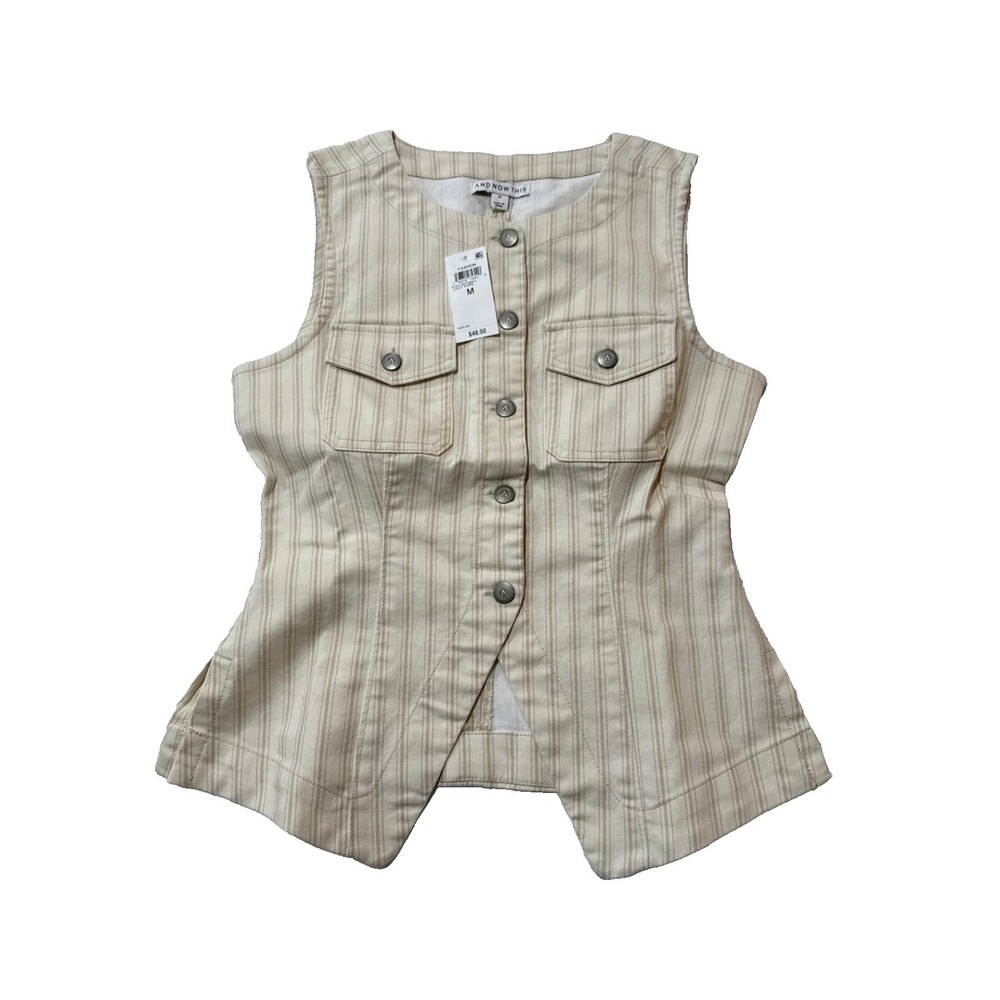 And Now This Women's Sleeveless Top Size M